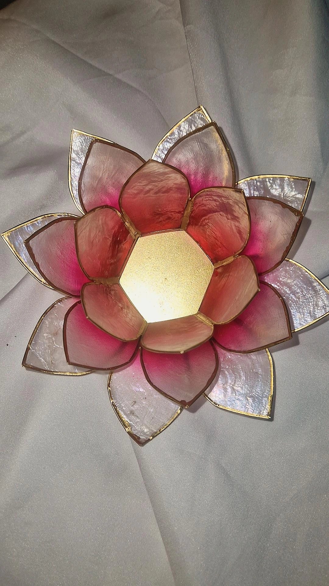 Teelicht Lotus Pink Ombre