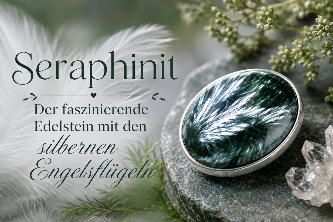Seraphinit – Der faszinierende Edelstein mit den silbernen Engelsflügeln