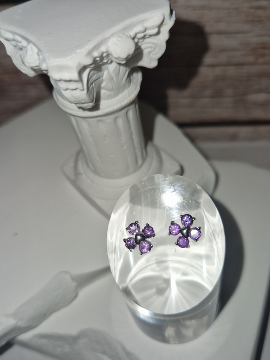 Amethyst Ohrstecker