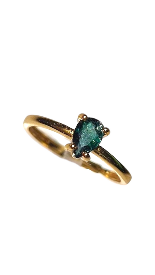 Grüner Topas Ring